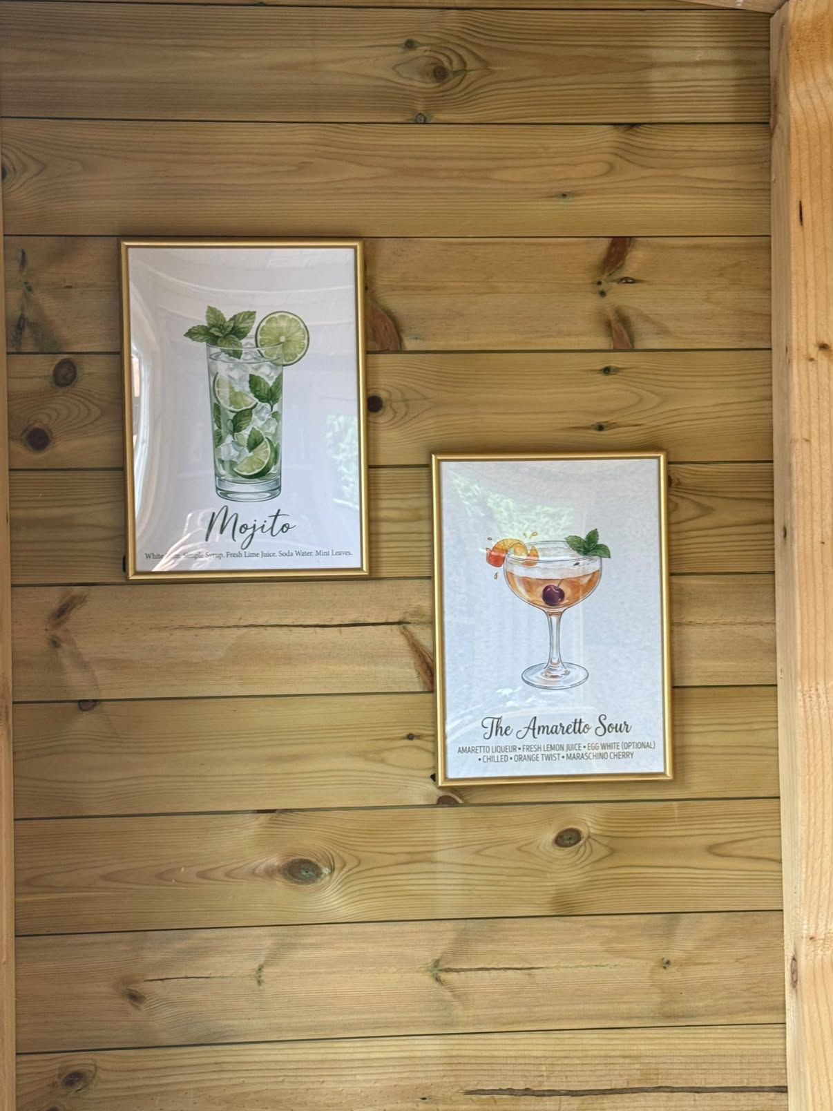 Mojito Cocktail Recipe Print, Fresh Lime And Mint Wall Art, Modern Kitchen Decor