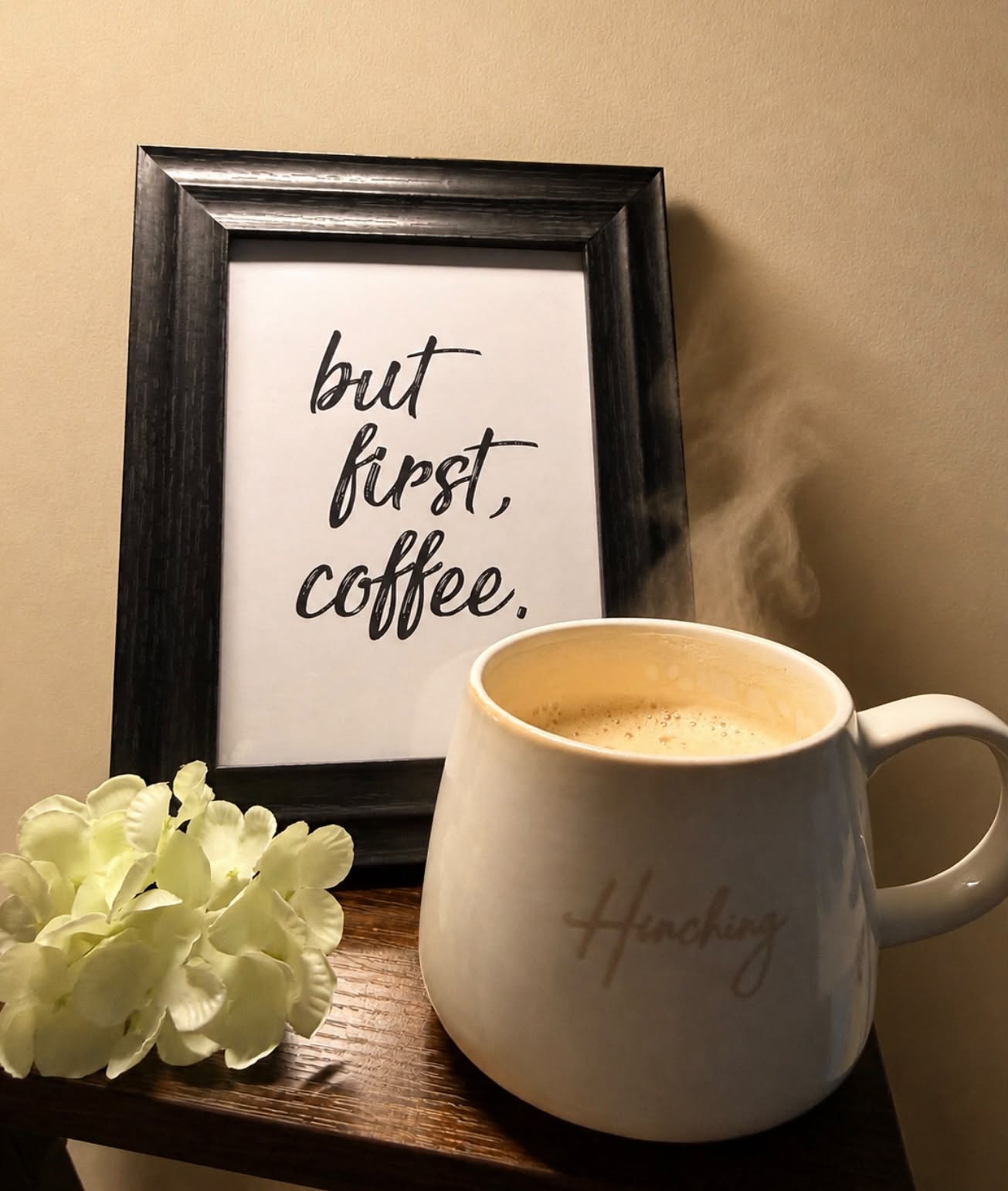 But First Coffee Original New Kitchen Simple Wall Decor Print