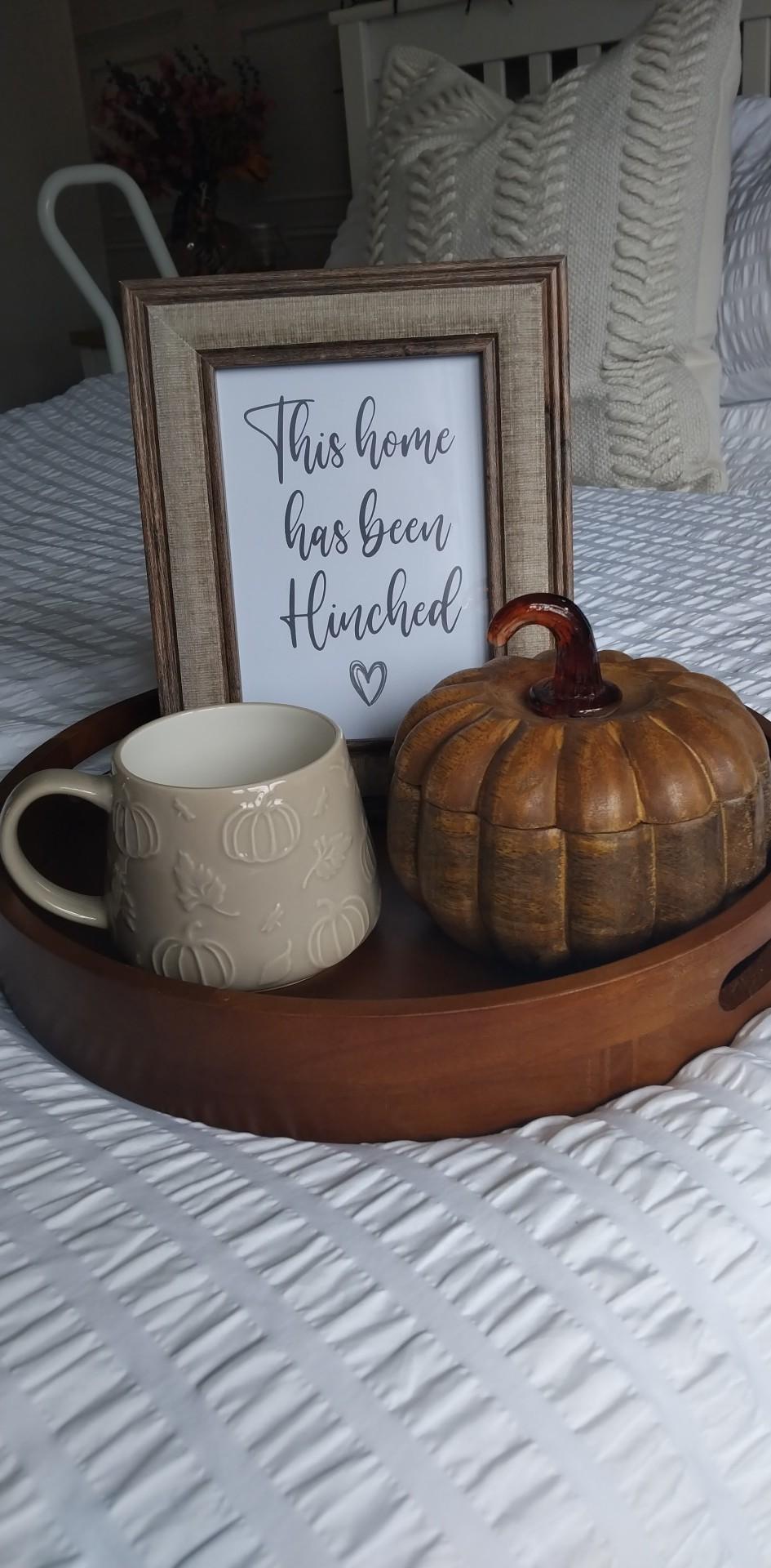 This Home Has Been Hinched Heart Cleaning Home Wall Decor Print