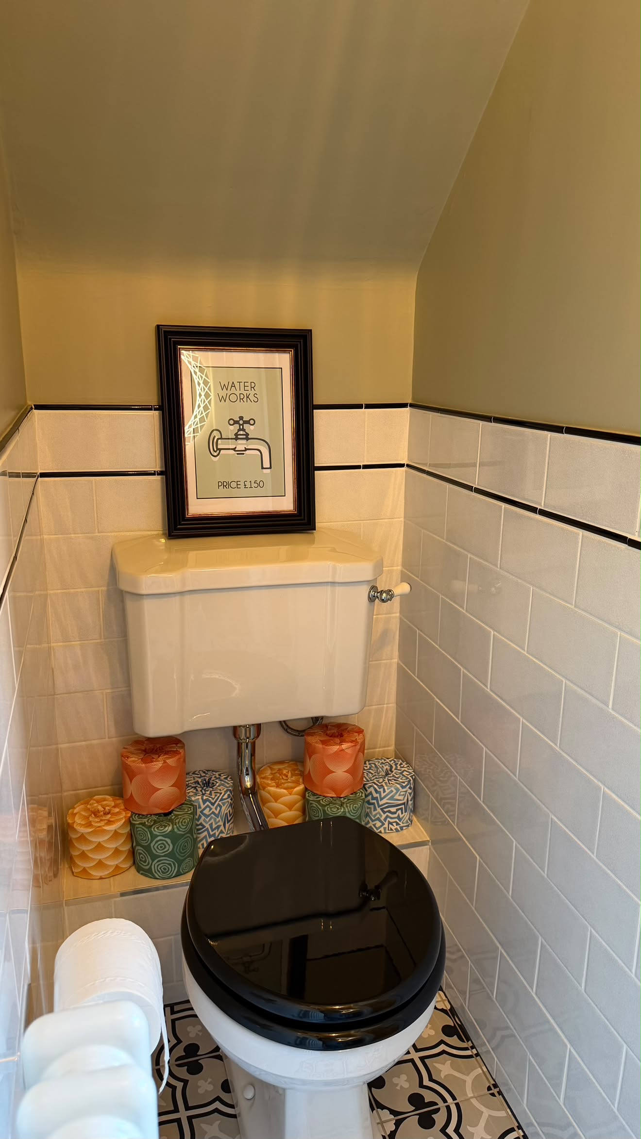 Waterworks Water Works Game Funny Bathroom Wall Decor Print