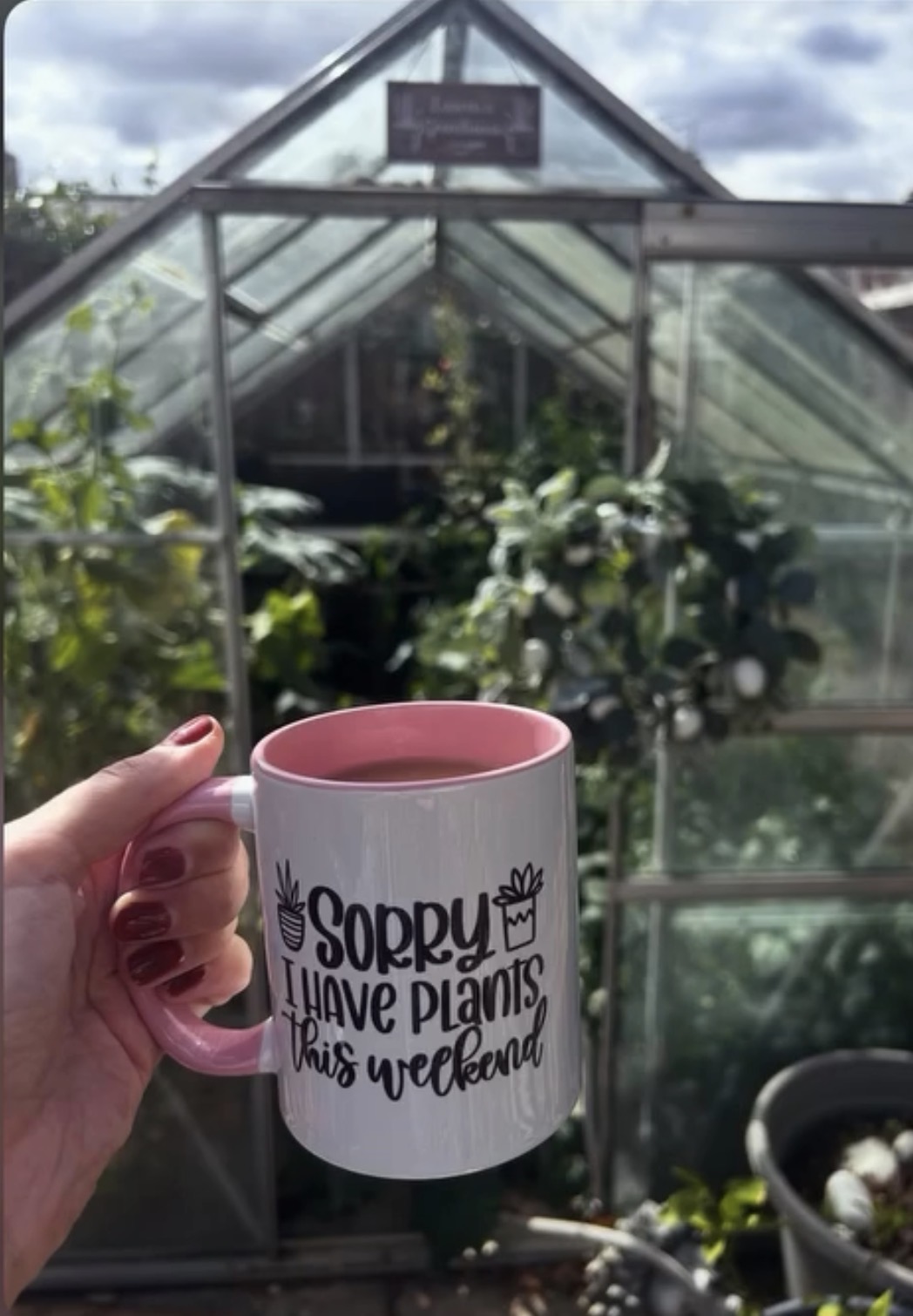Sorry I Have Plants This Weekend Plant Mom Mug