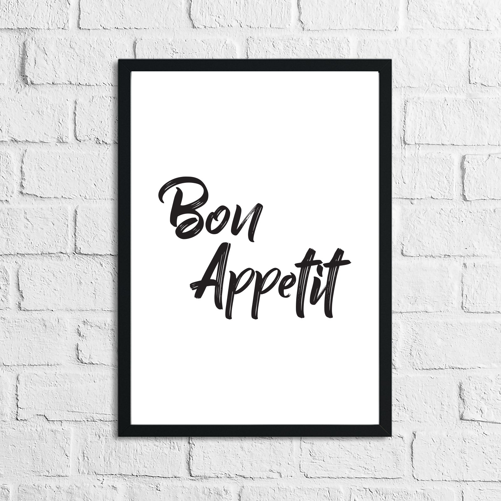 Bon Appetit Kitchen Simple Wall Decor Print