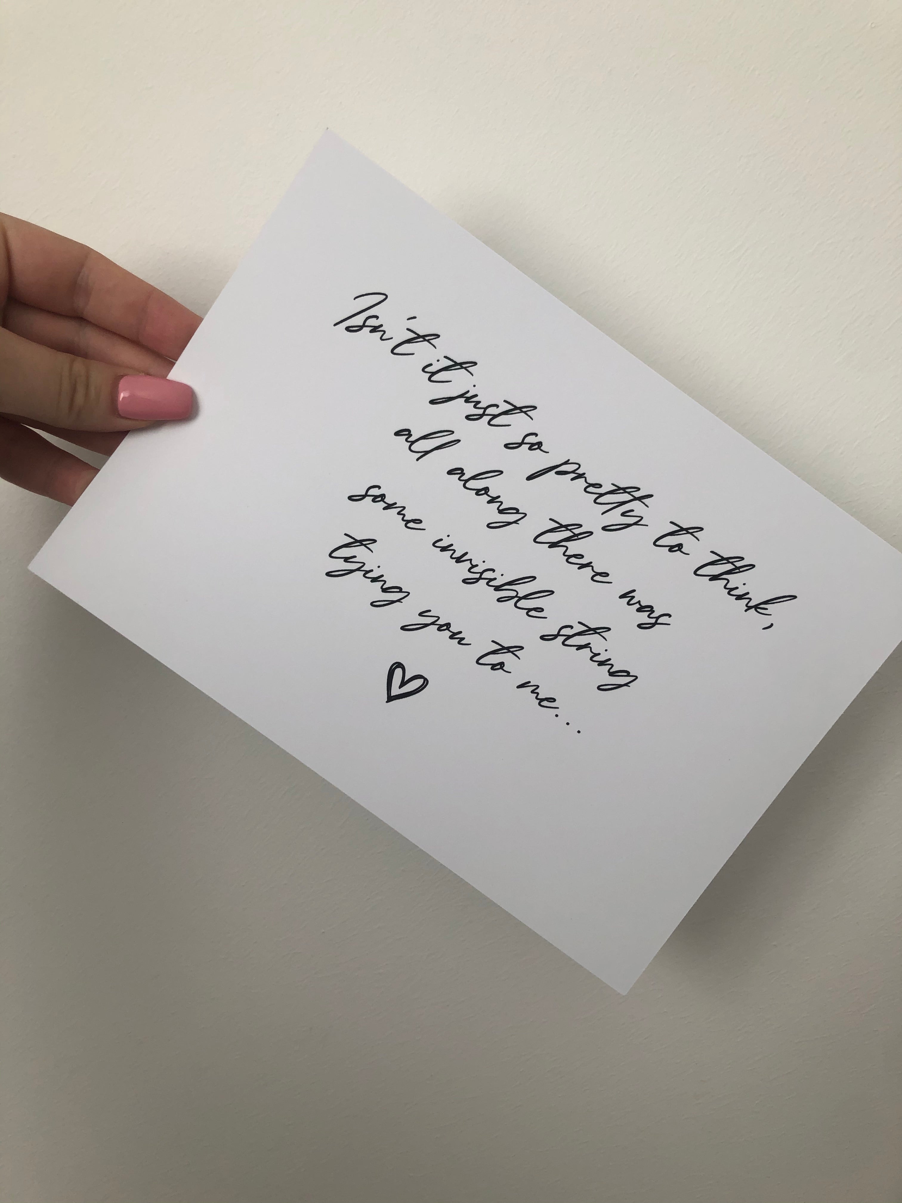 Isn't it Just So Pretty Inspirational Simple Wall Home Decor Landscape Print