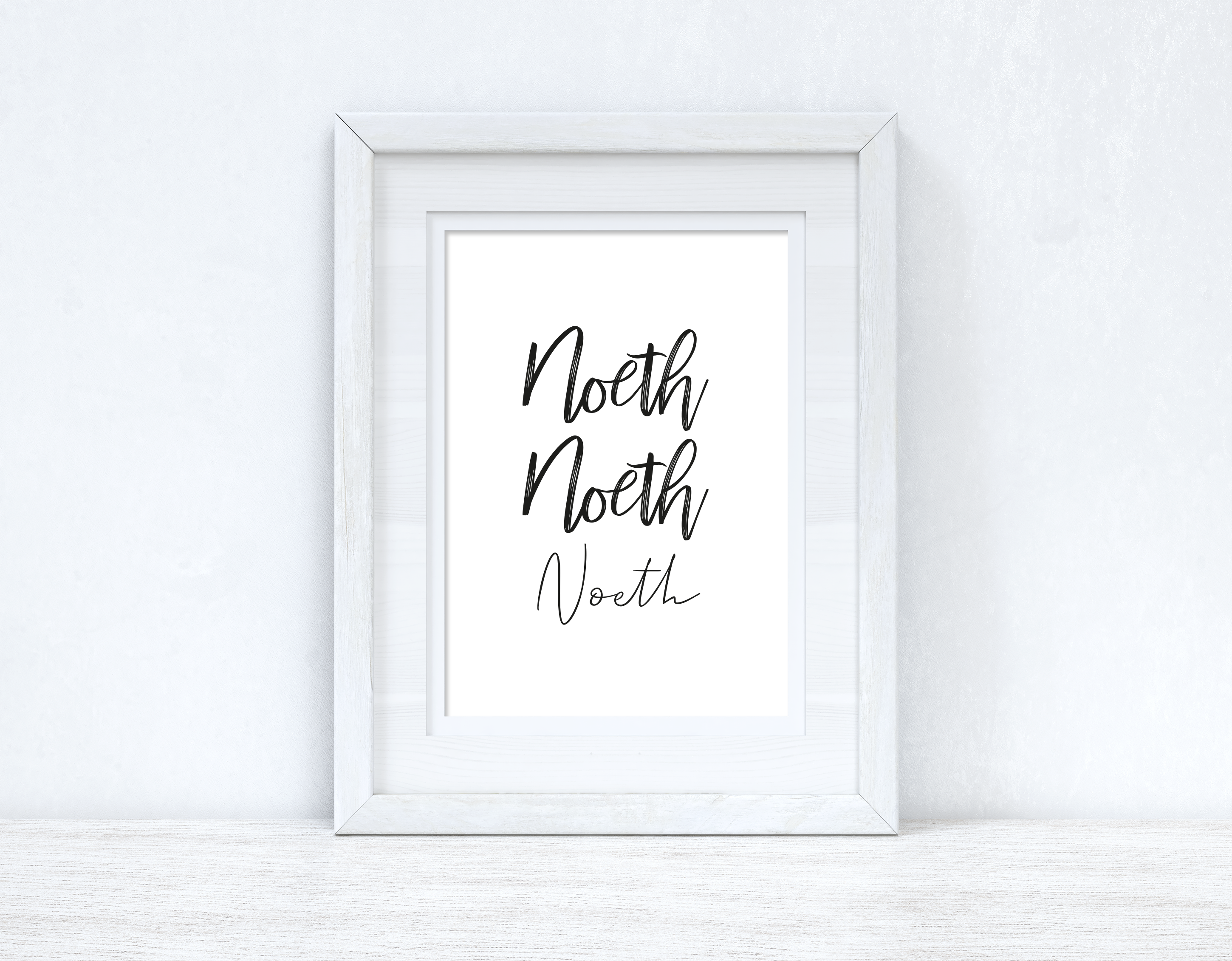 Noeth Naked Naked Naked Home Welsh Decor Wall Decor Print