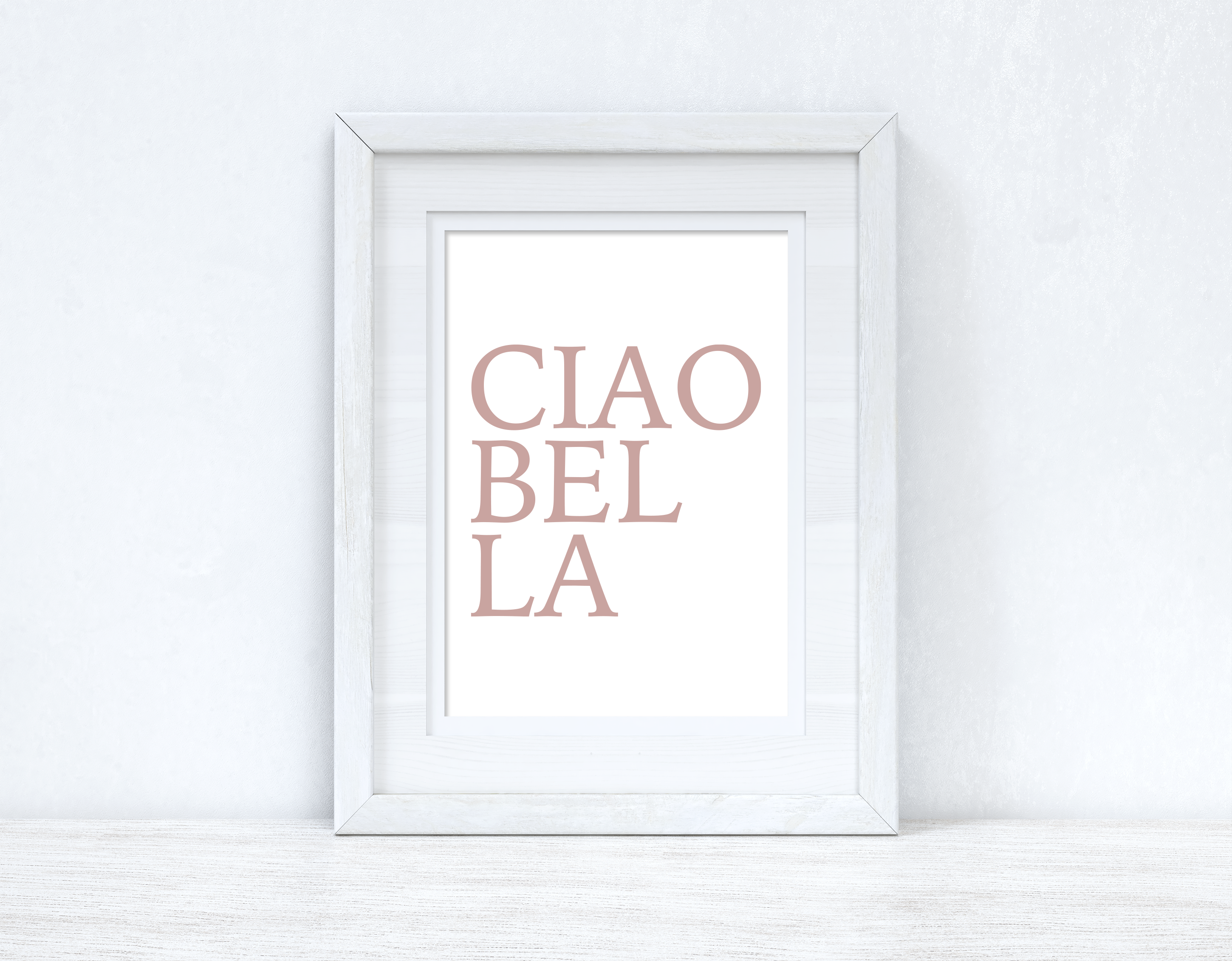 CIAOBELLA CIAO BELLA Nude Pink Dressing Room Simple Wall Decor Print