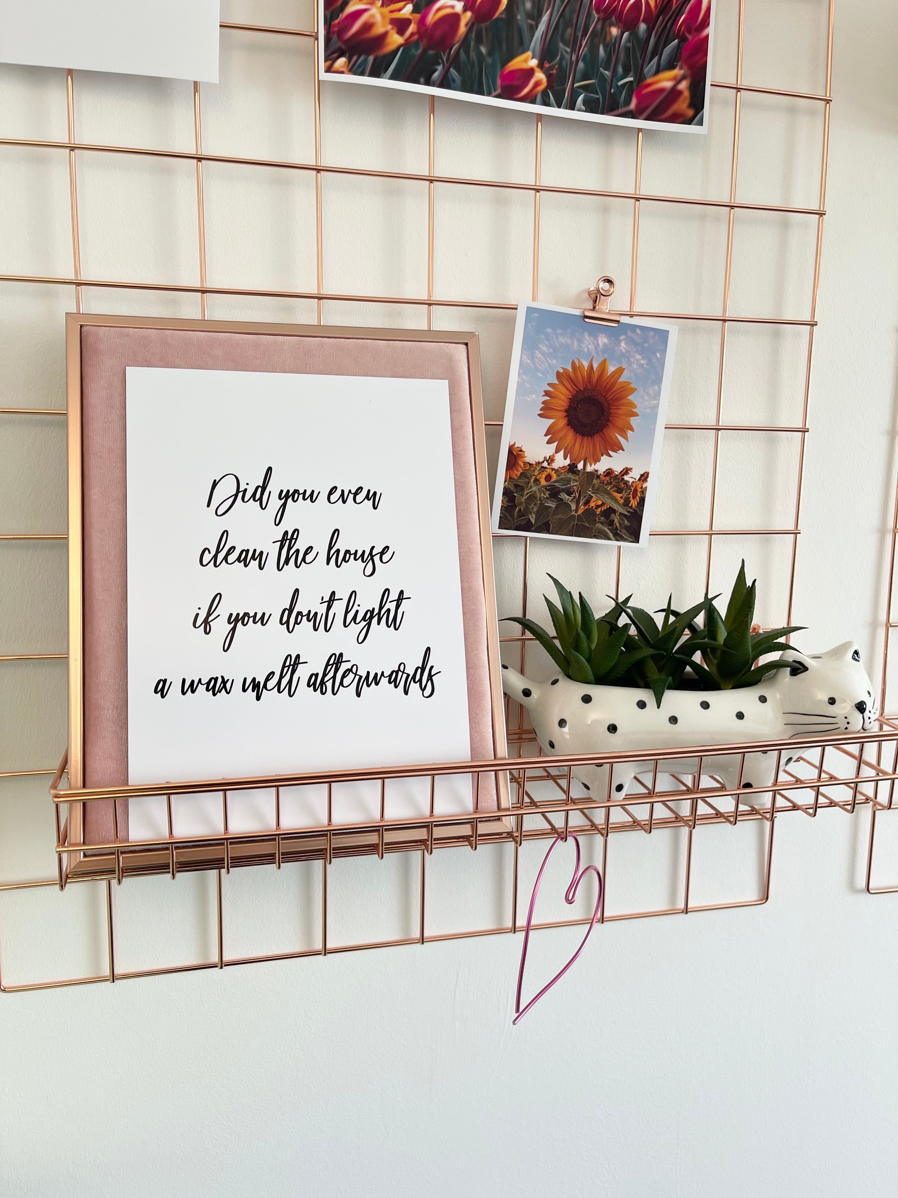 Did You Even Clean The House Wax Melts Simple Wall Humorous Home Decor Print