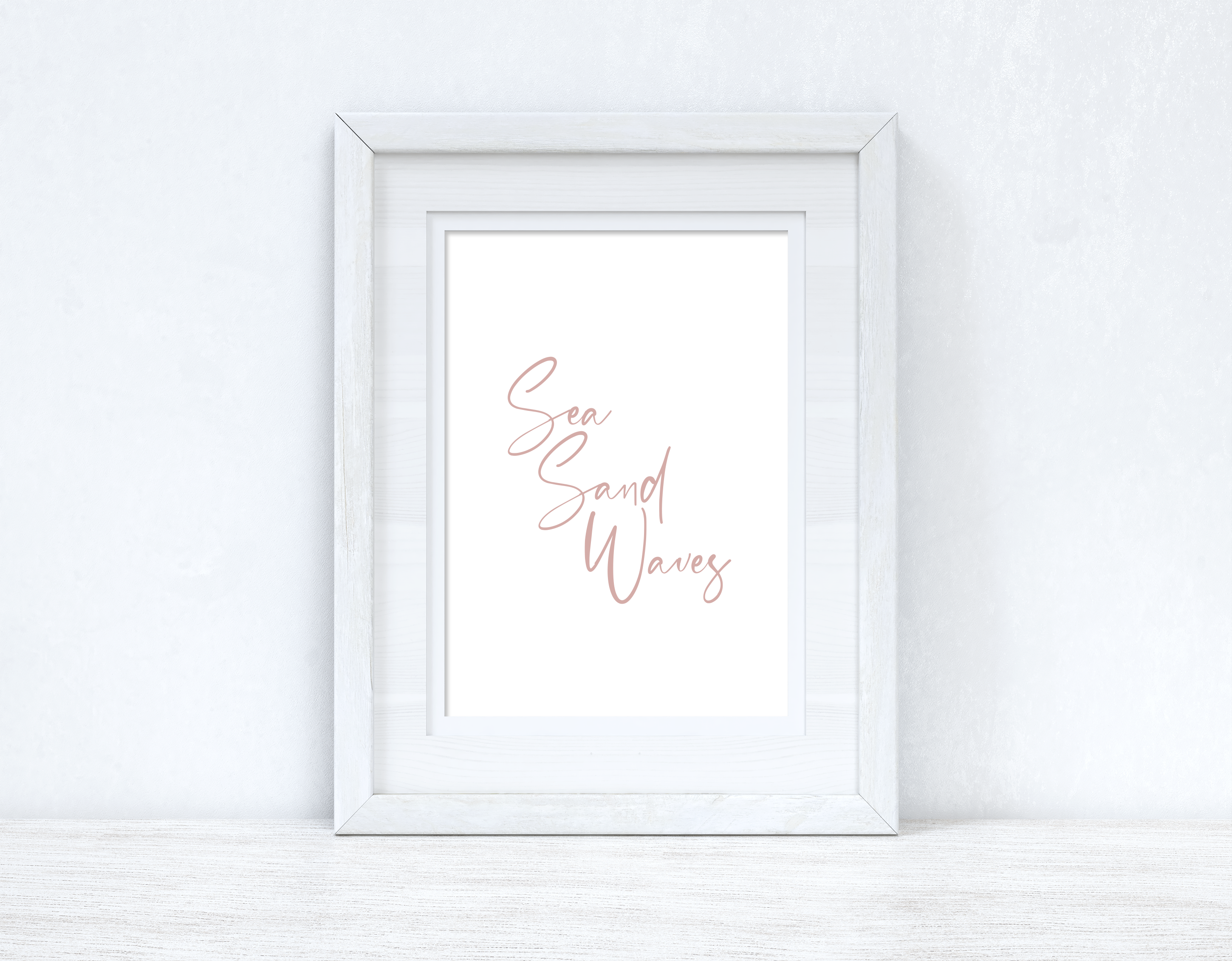 Sea Sand Waves Nude Summer Seasonal Wall Home Decor Print