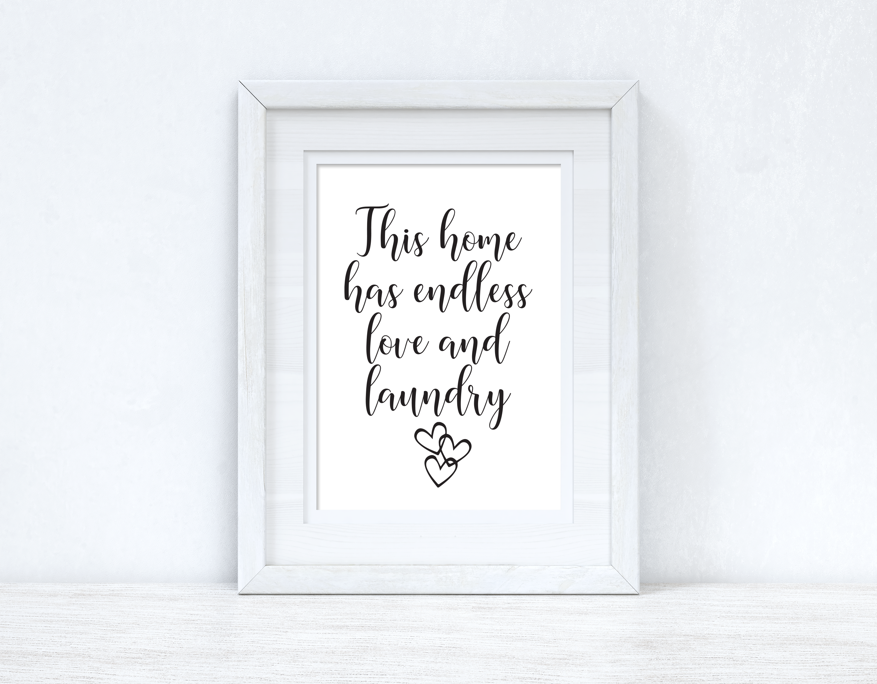 This Home Has Endless Love And Laundry Room House Simple Wall Decor Print