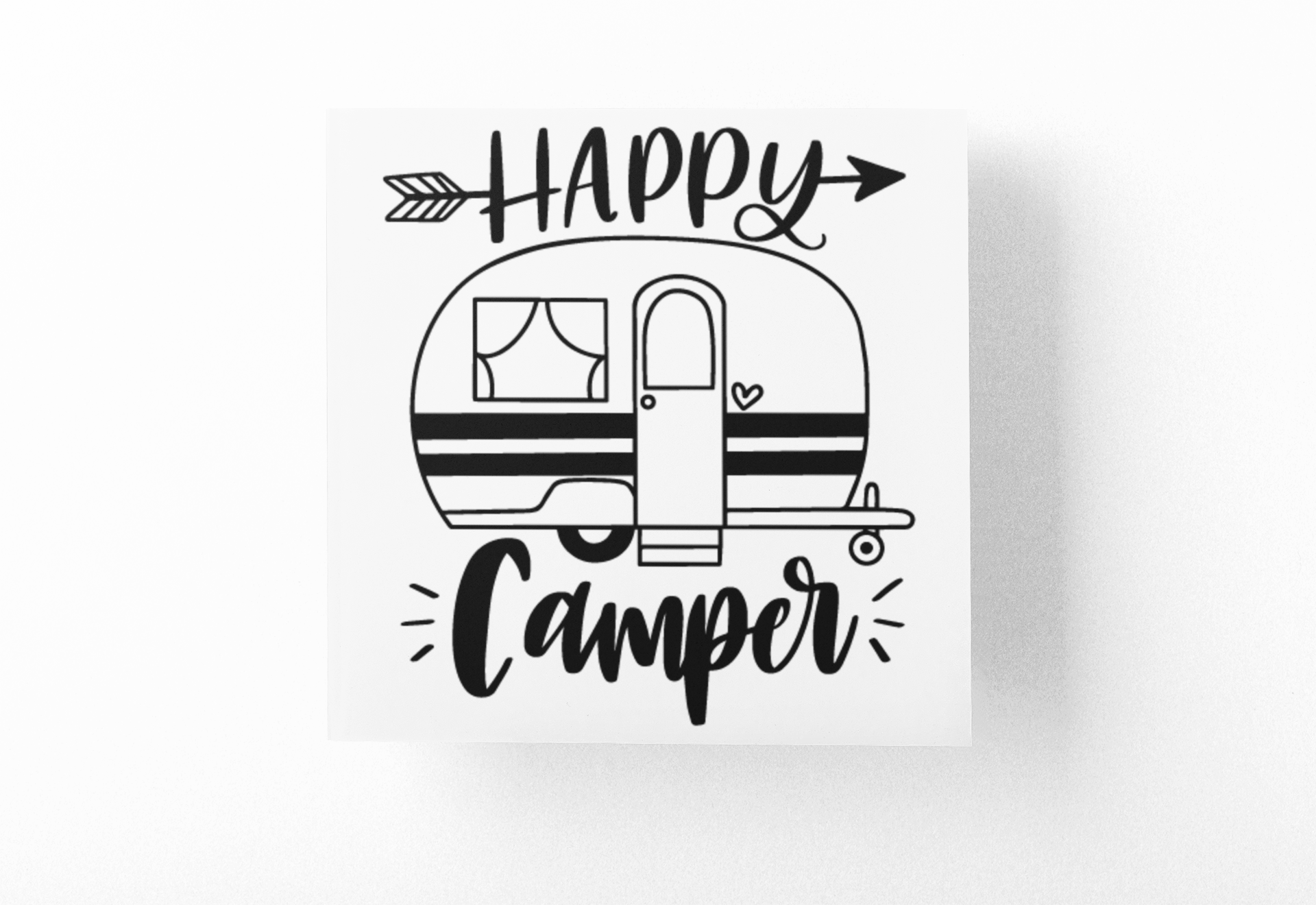 Happy Camper Adventure Sticker
