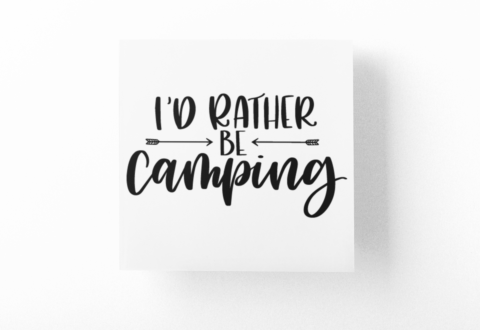 Rather Be Camping Adventure Sticker