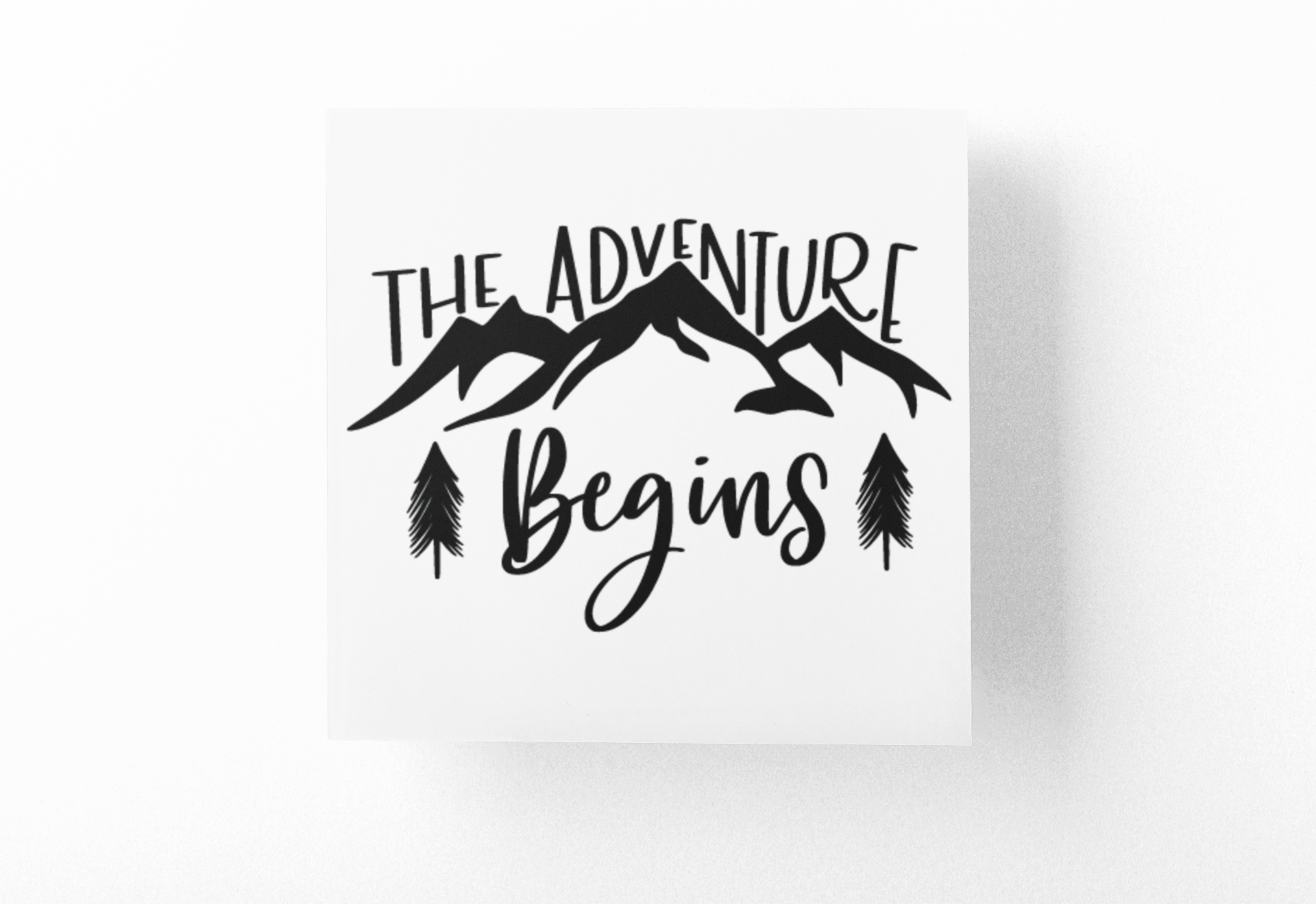 The Adventure Begins Sticker