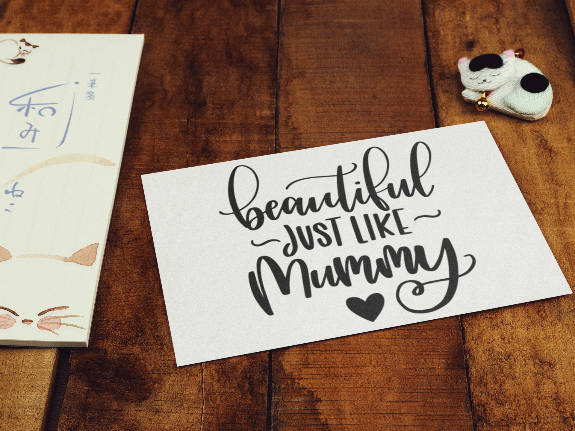 Beautiful Just Like Mummy Baby Sticker