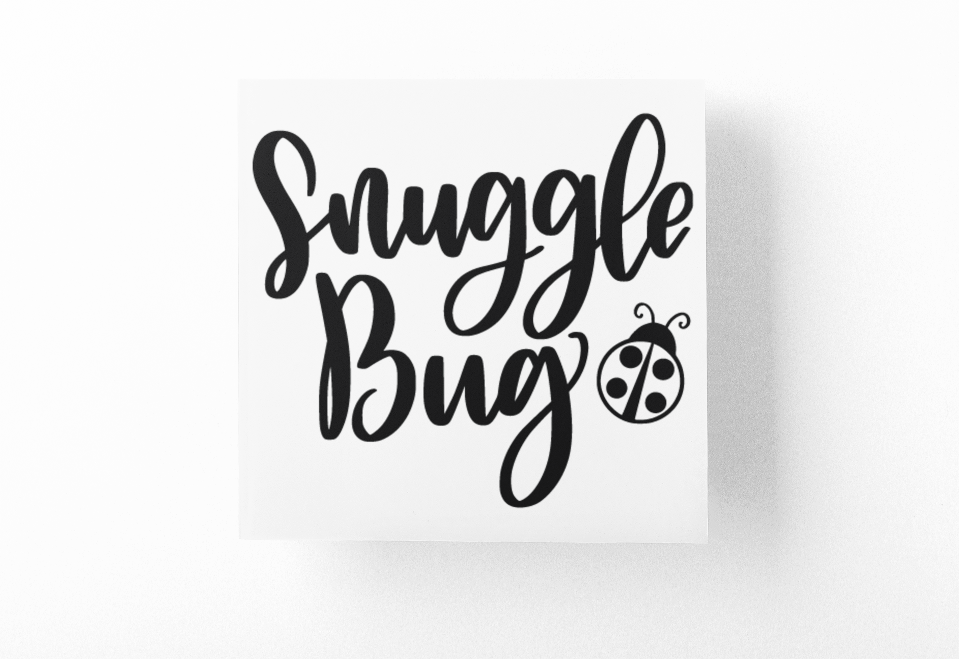 Snuggle Bug Baby Sticker