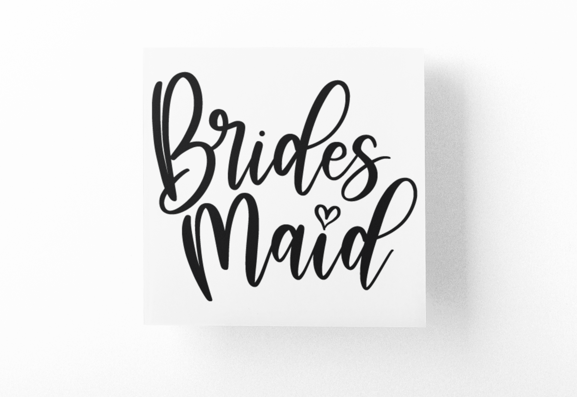 Bridesmaid Bridal Sticker