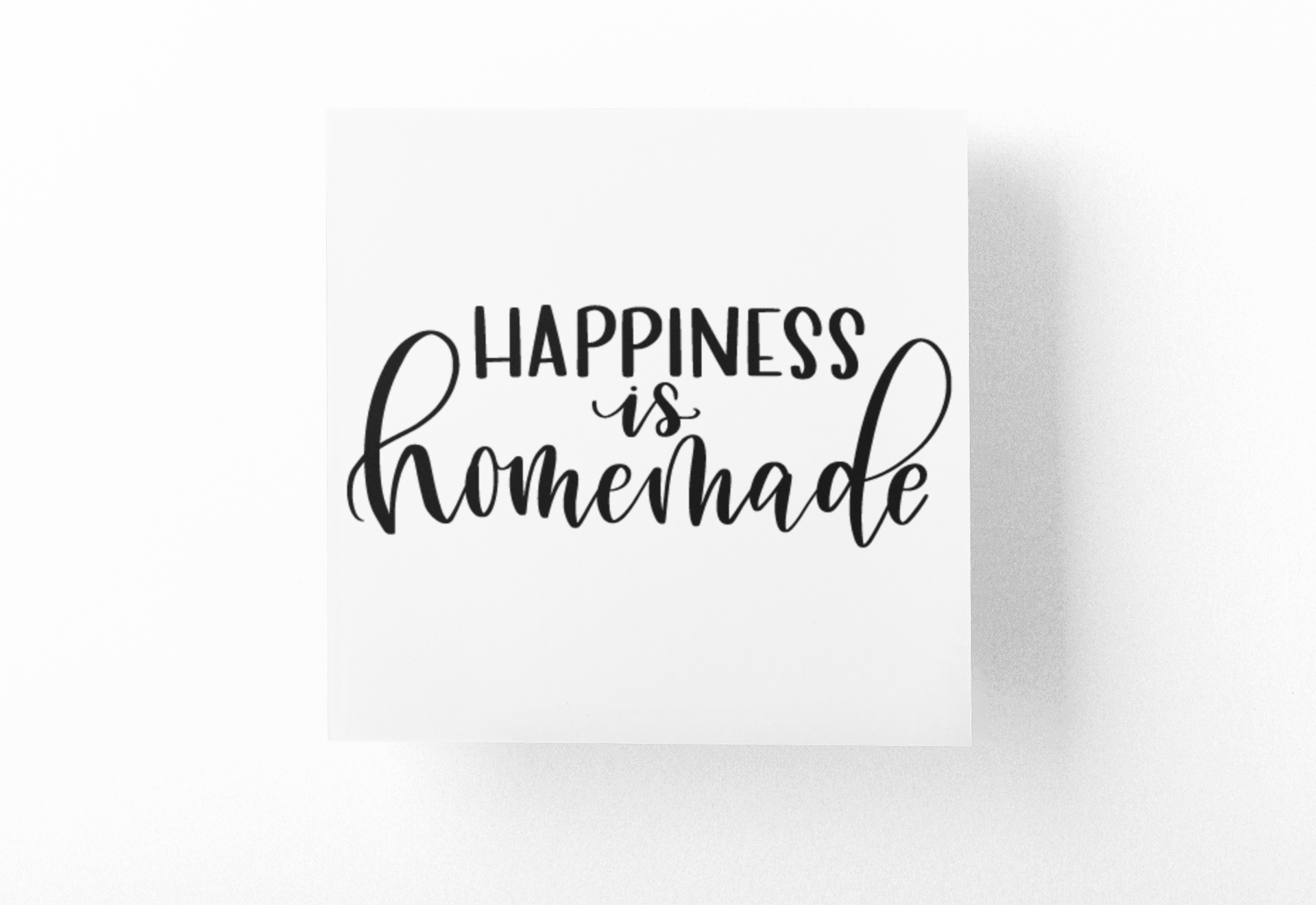 Happiness Is Homemade Family Sticker