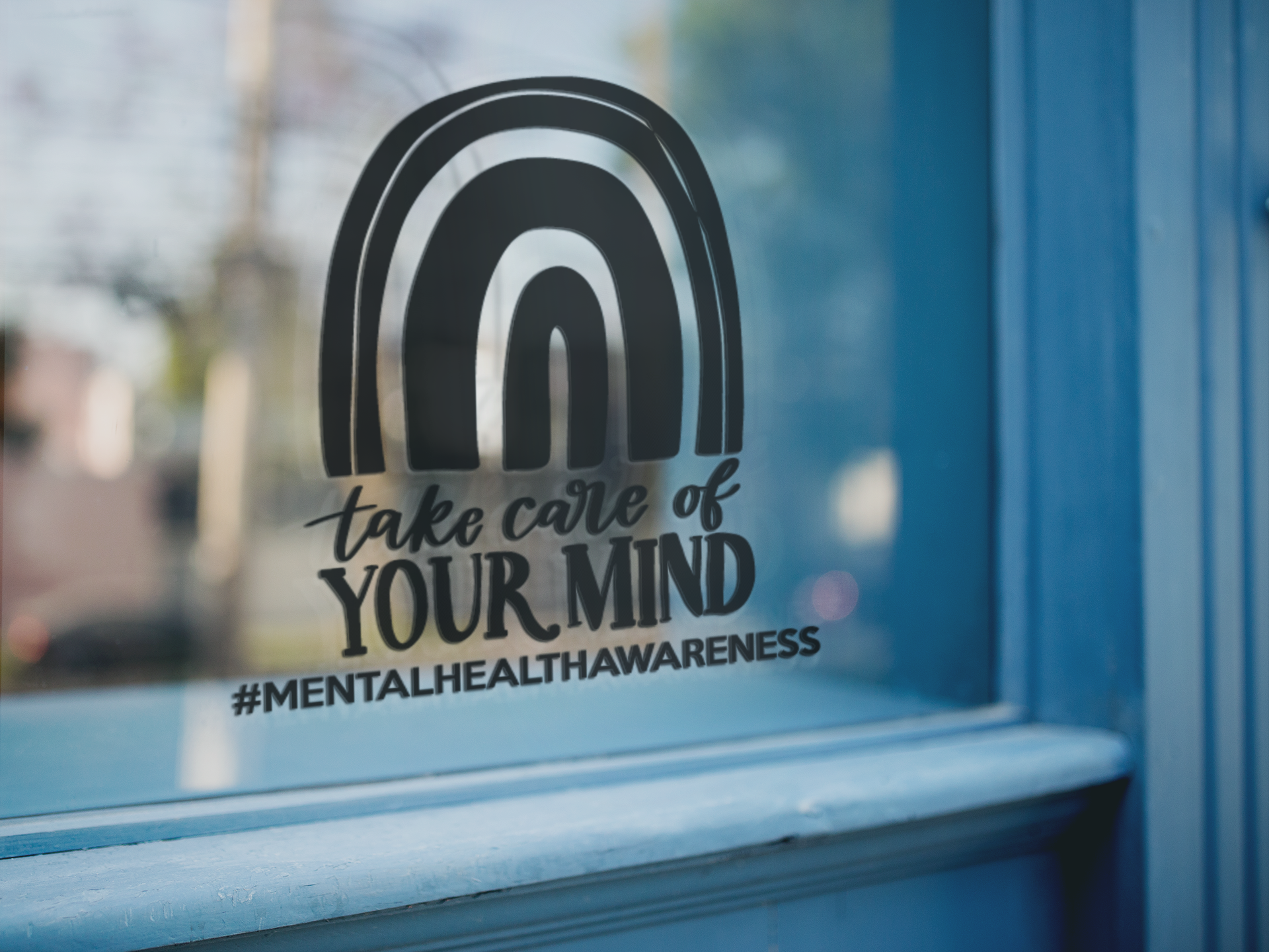 Take Care Of Your Mind Mental Health Awareness Sticker