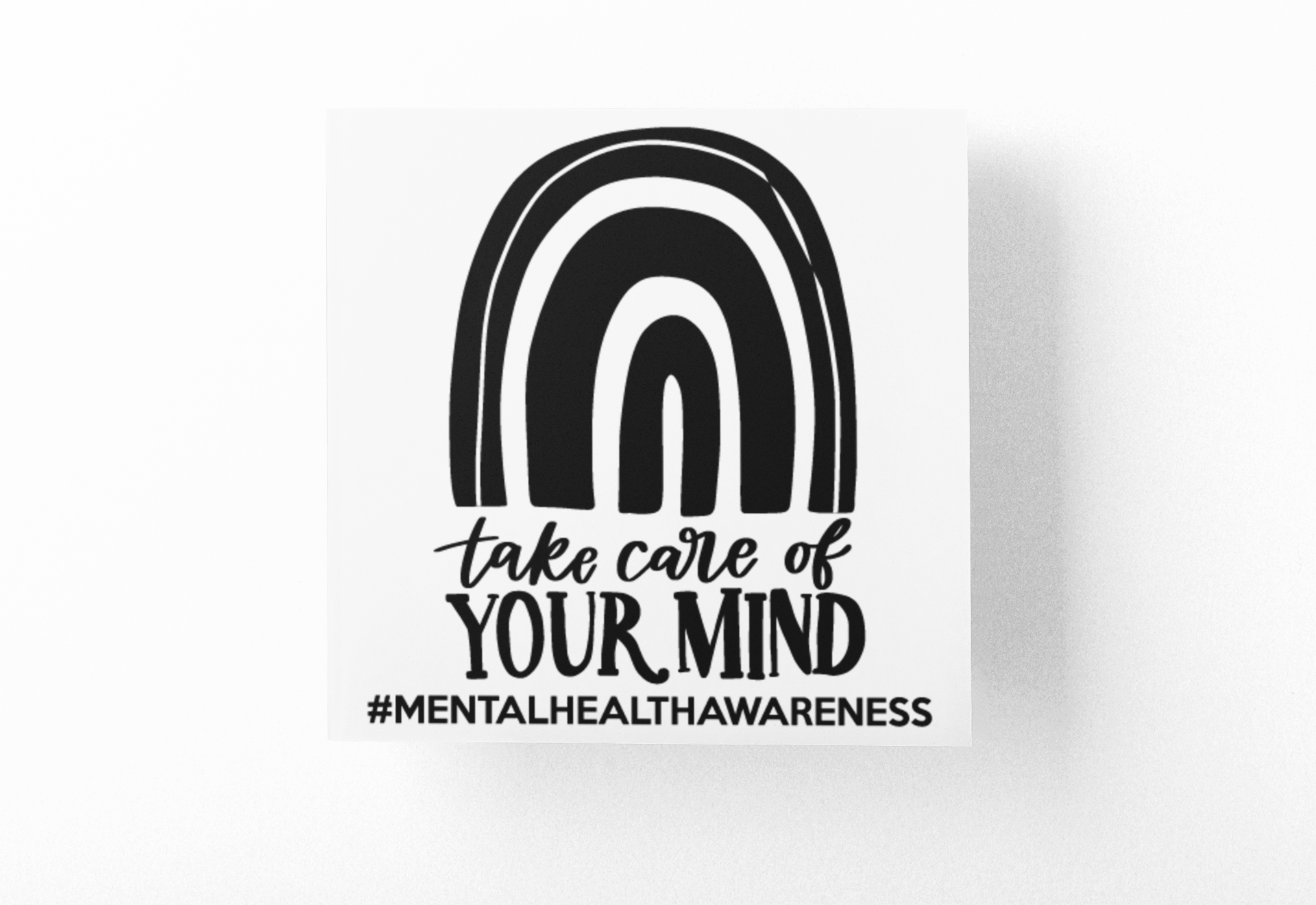 Take Care Of Your Mind Mental Health Awareness Sticker
