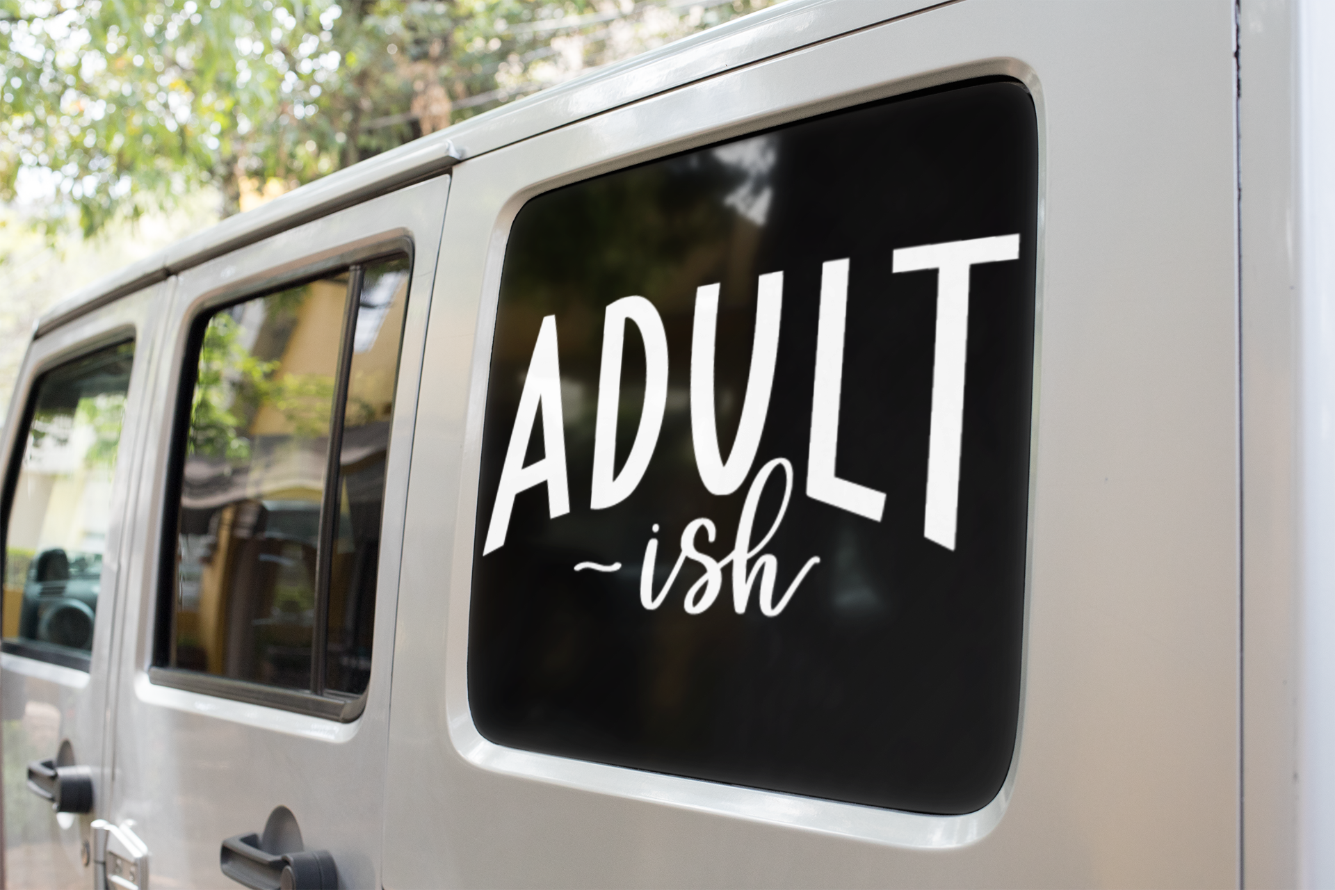 Adult-ish Sarcastic Sticker