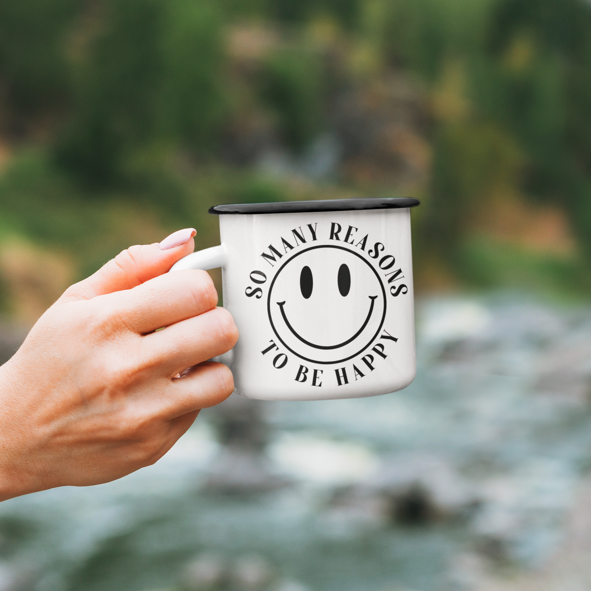 So Many Reasons To Be Happy Boho Mug