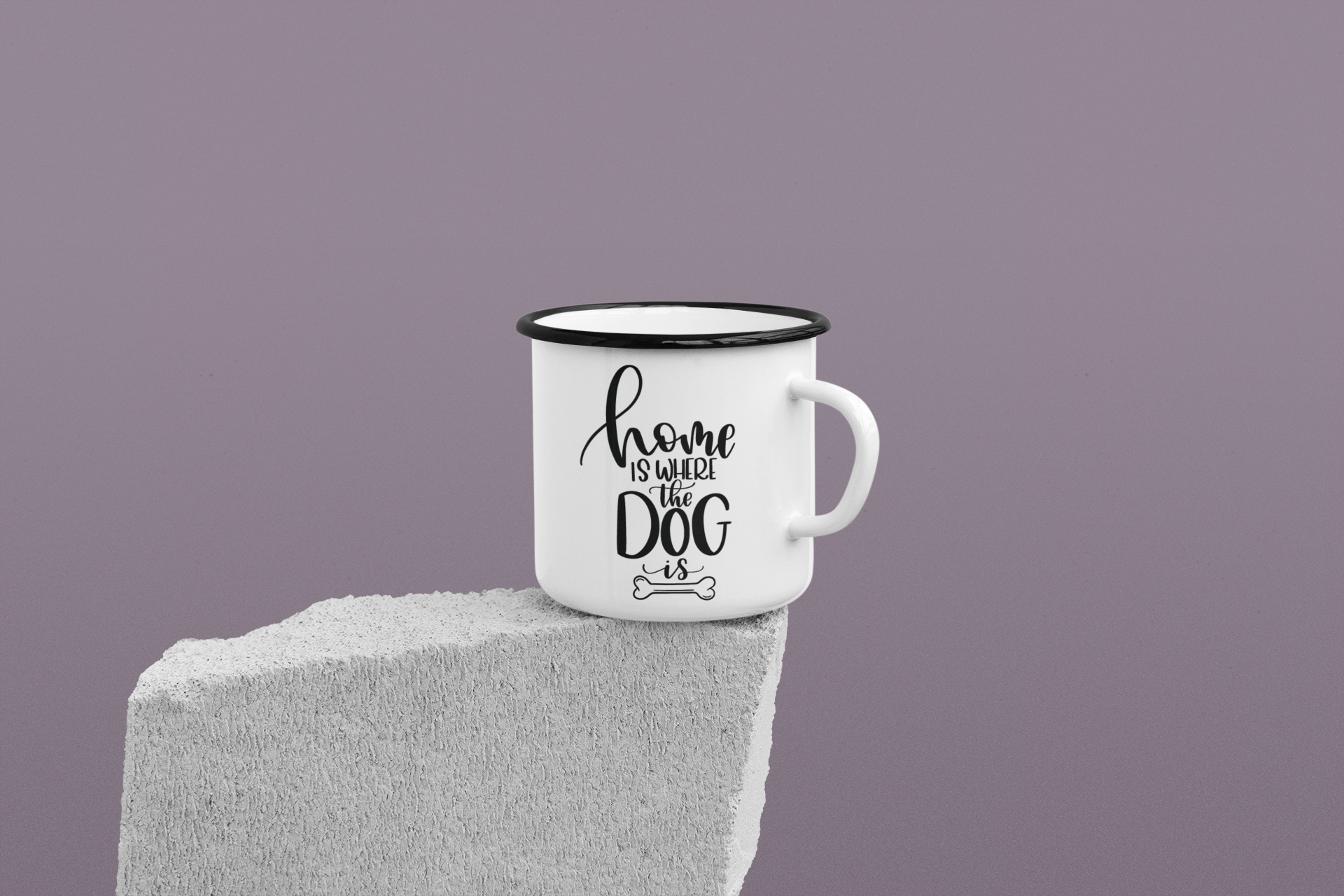 Home Is Where The Dog Is Dog Mom Mug