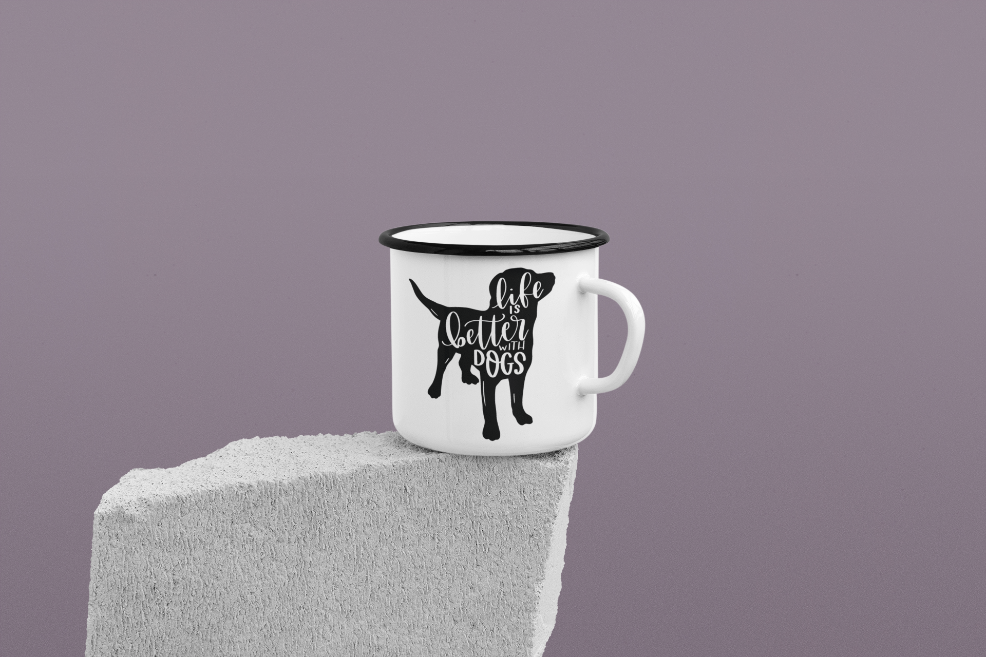 Life Is Better With Dogs Dog Mom Mug