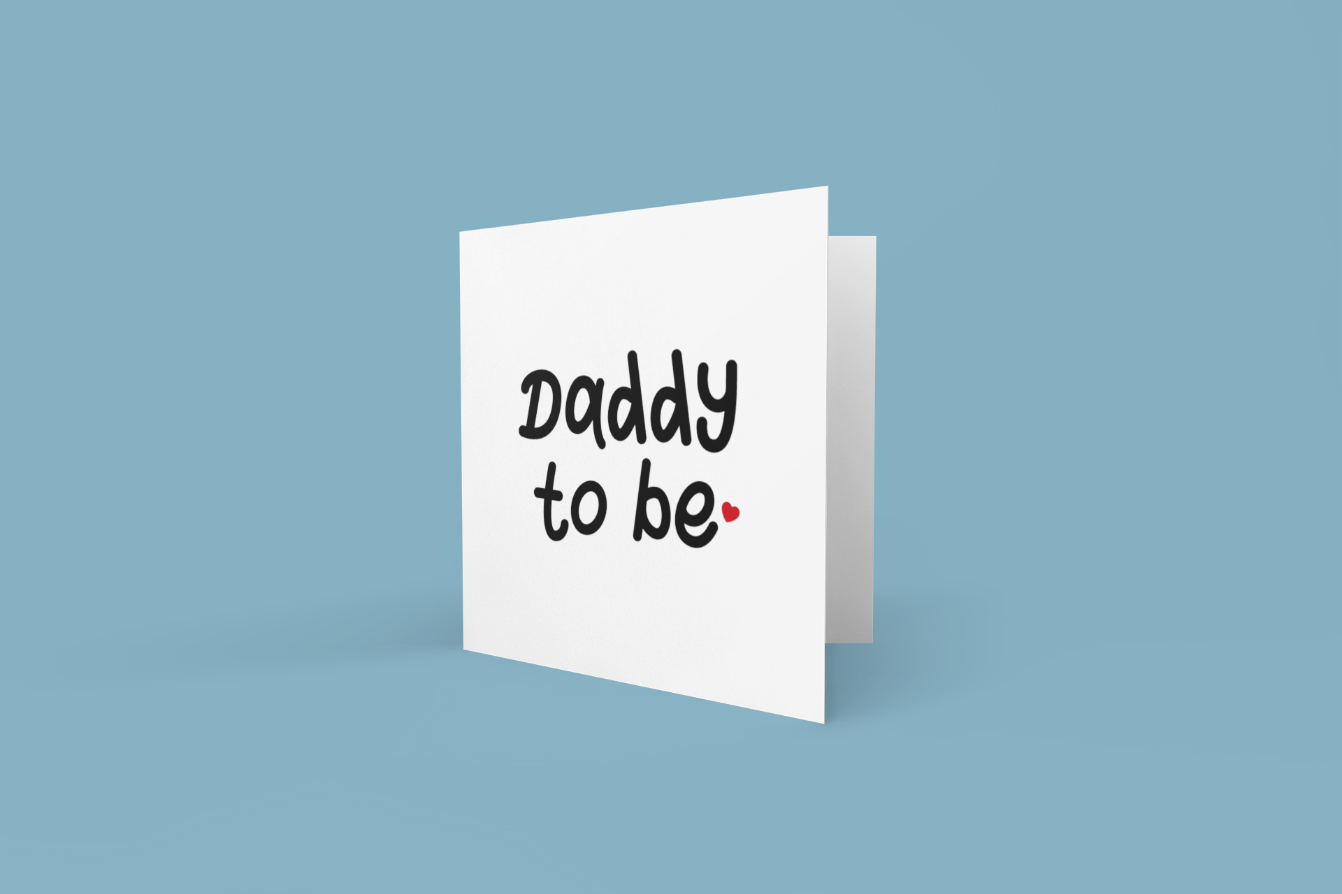 Personalised Daddy To Be Heart Fathers Day Collection