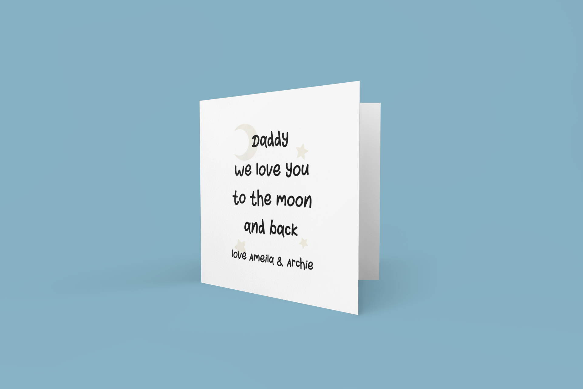 Personalised Daddy We Love You To The Moon And Back Fathers Day Collection