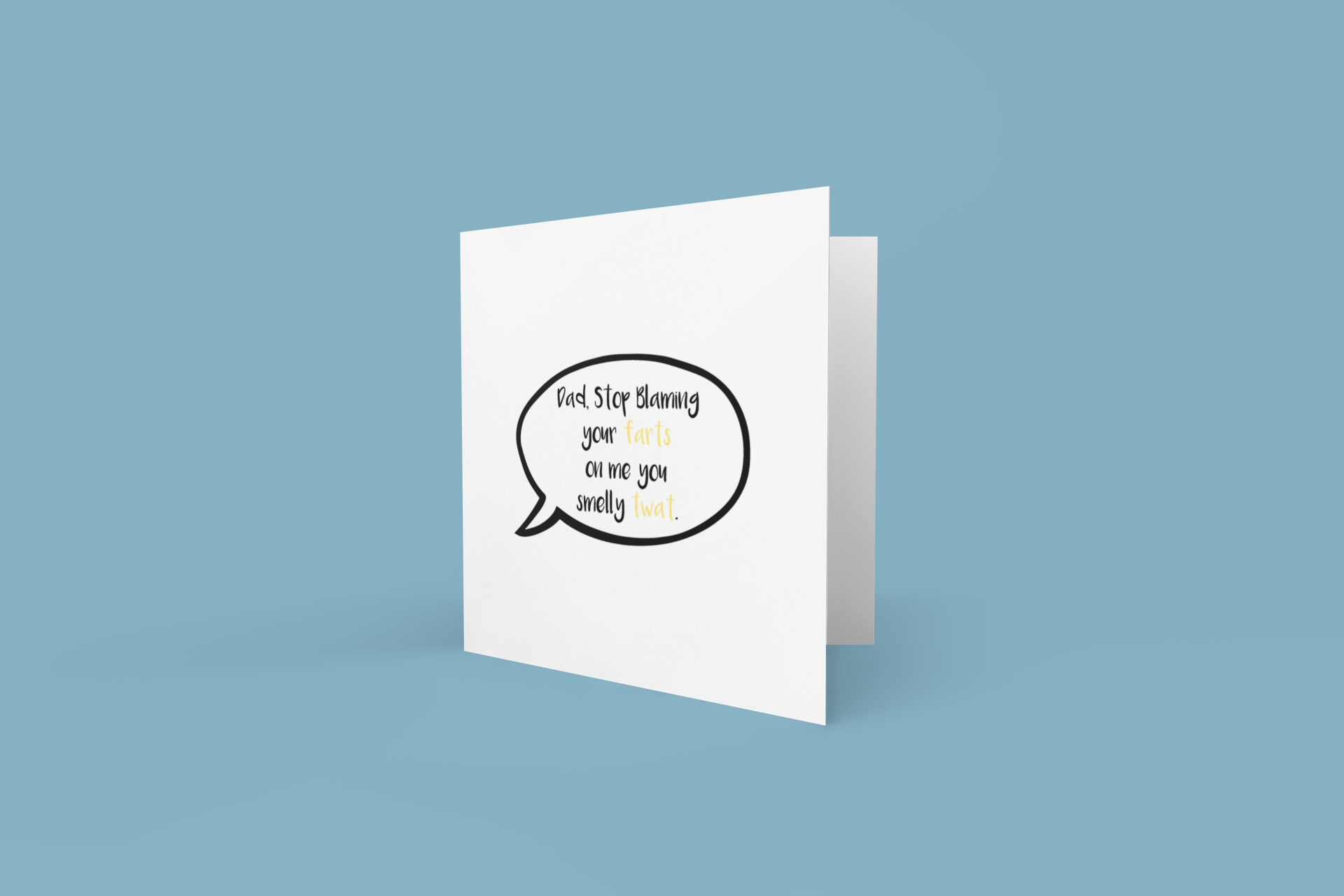 Personalised Stop blaming Your Farts Fathers Day Collection