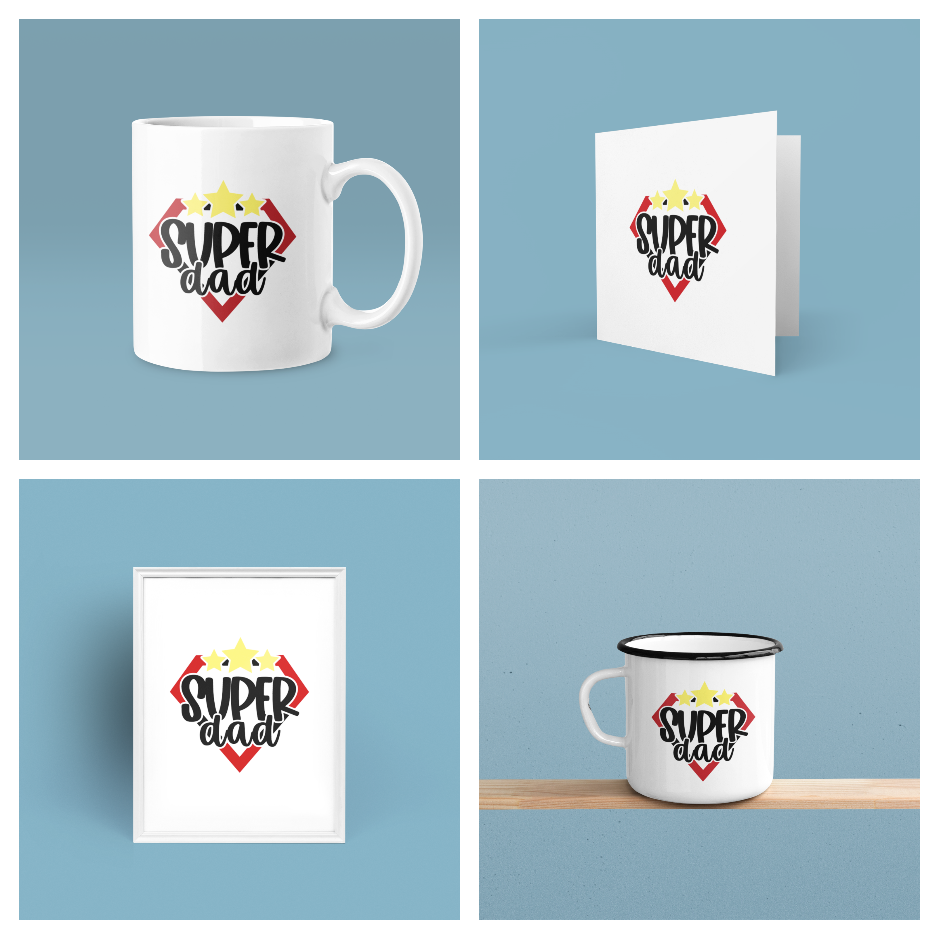 Personalised Super Dad Fathers Day Collection