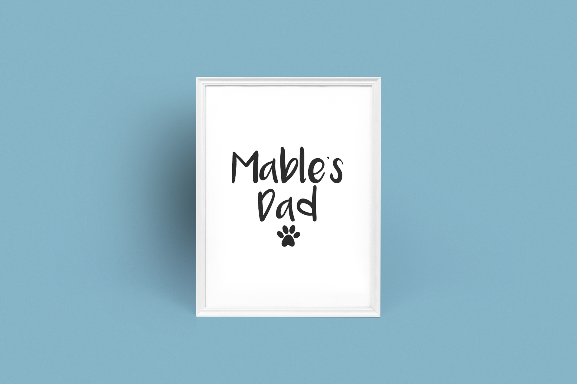 Personalised Dog Cat Name Dad Fathers Day Collection