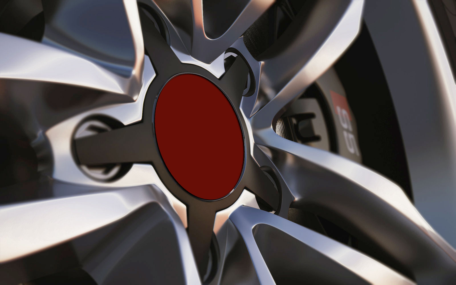 Burgundy Standard Universal Fit Alloy Wheel Centre Cap Badges (Pack of 4)