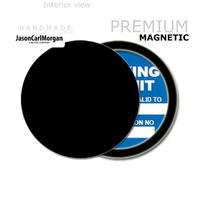 Standard 90mm Magnetic Parking Permit Windscreen Disc Holder
