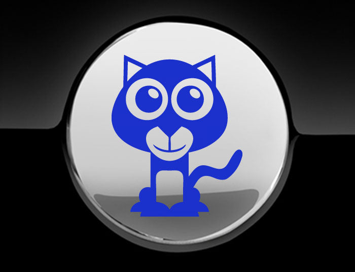 Adorable Wildcat Fuel Cap Car Sticker