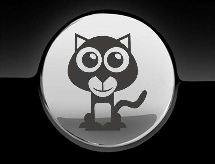 Adorable Wildcat Fuel Cap Car Sticker