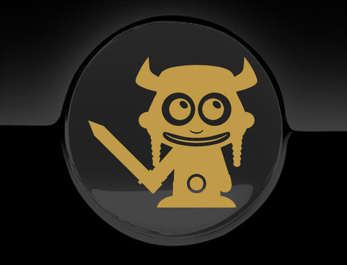 Adorable Viking Fuel Cap Car Sticker