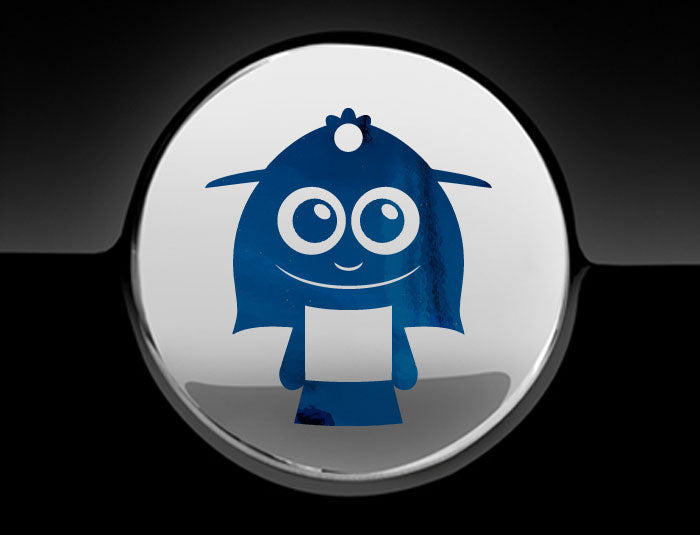 Adorable Lady Fuel Cap Car Sticker