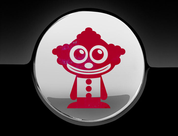Adorable Clown Fuel Cap Car Sticker