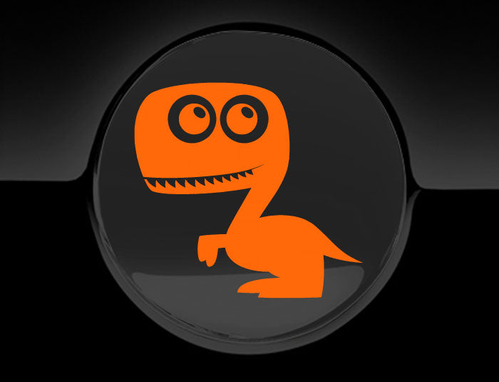 Adorable Dinosaur Fuel Cap Car Sticker
