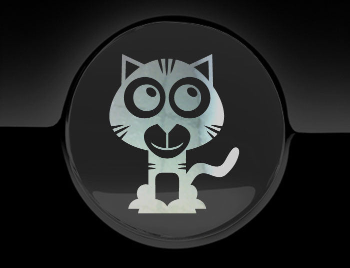 Adorable Tiger Fuel Cap Car Sticker