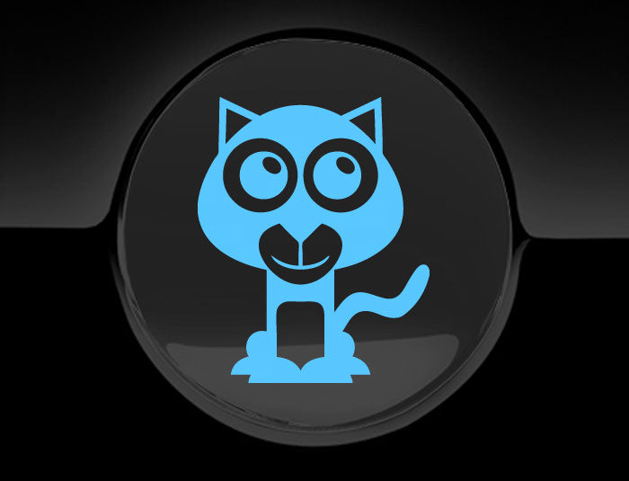 Adorable Panther Fuel Cap Car Sticker