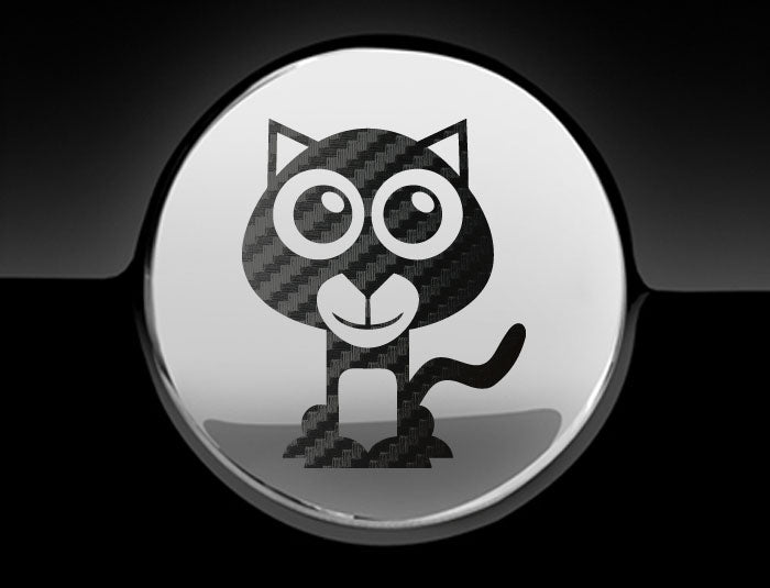 Adorable Panther Fuel Cap Car Sticker