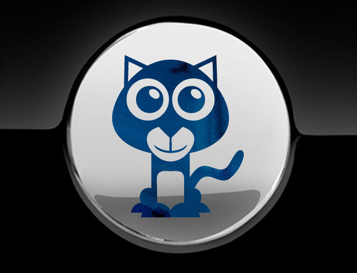 Adorable Panther Fuel Cap Car Sticker