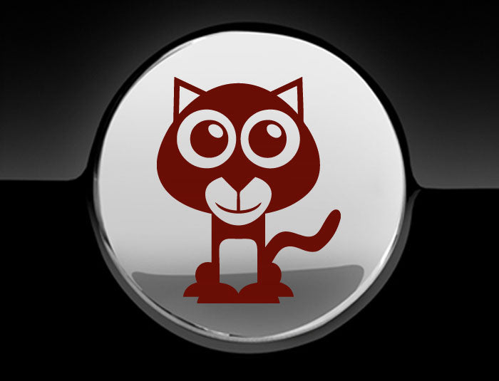 Adorable Panther Fuel Cap Car Sticker