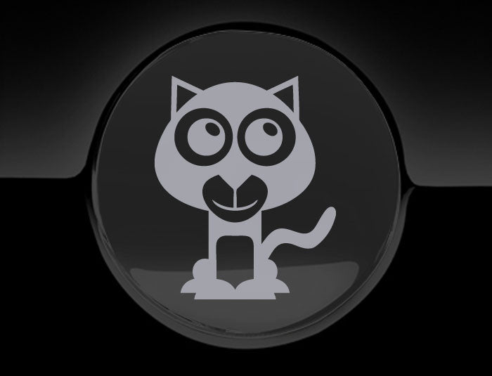 Adorable Panther Fuel Cap Car Sticker