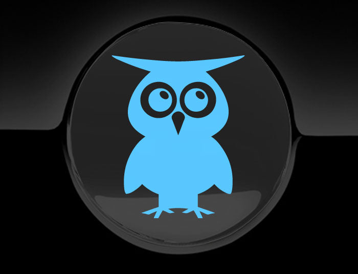 Adorable Owl Fuel Cap Car Sticker