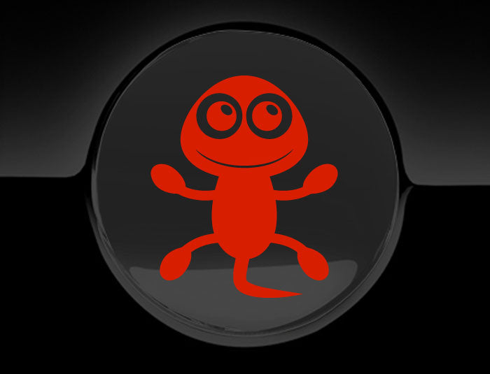 Adorable Lizard Fuel Cap Car Sticker
