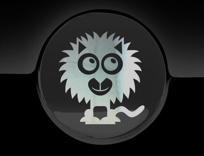 Adorable Lion Fuel Cap Car Sticker