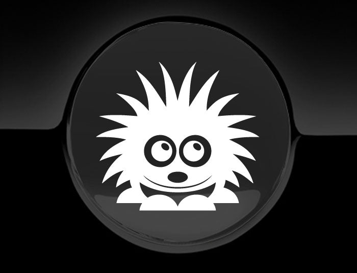 Adorable Hedgehog Fuel Cap Car Sticker
