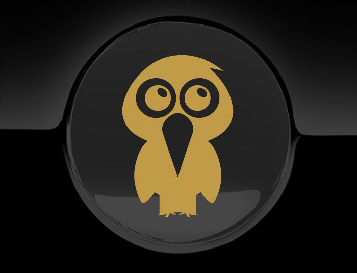 Adorable Hawk Fuel Cap Car Sticker