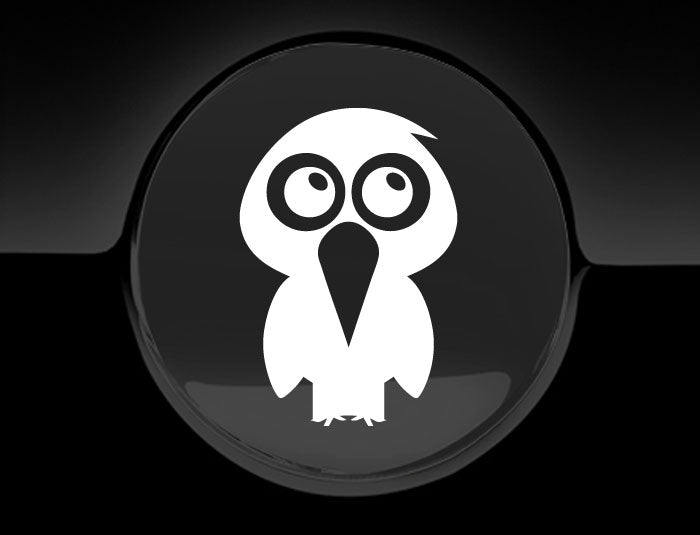 Adorable Hawk Fuel Cap Car Sticker